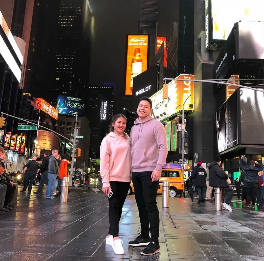 NYC with my wife